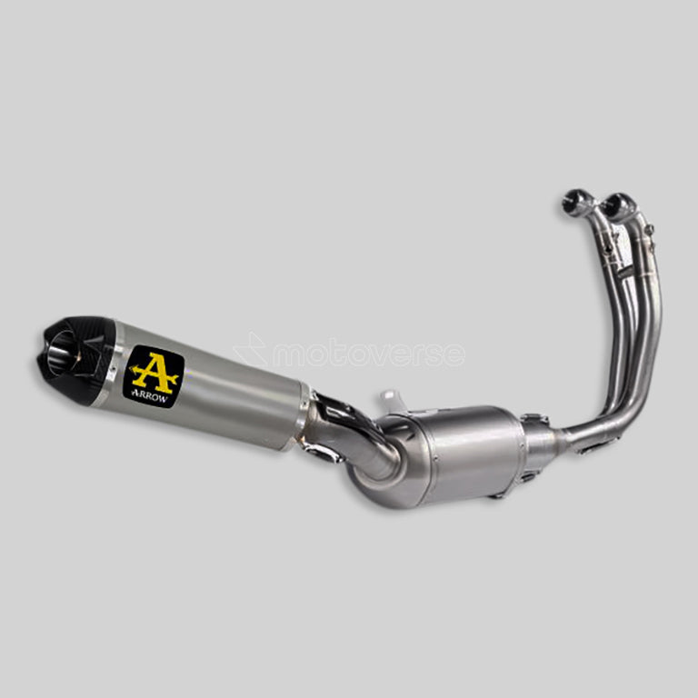 ARROW INDY RACE TITANIUM SILENCER WITH CARBON END CAP FOR APRILIA TUONO 660  - 71215CKZ