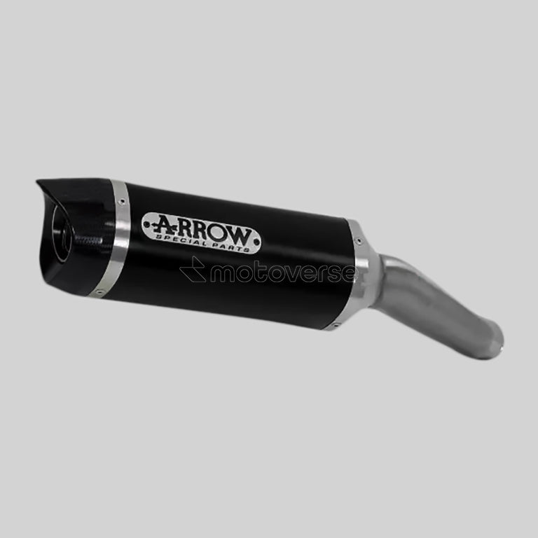 ARROW THUNDER ALUMINIUM DARK SILENCER WITH CARBON END CAP FOR HONDA CB 1000 R - 71732AKN