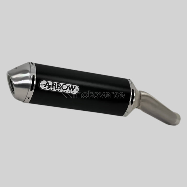 ARROW RACE-TECH ALUMINIUM DARK SILENCER WITH STEEL END CAP FOR HONDA CB 500 F - 71804AON