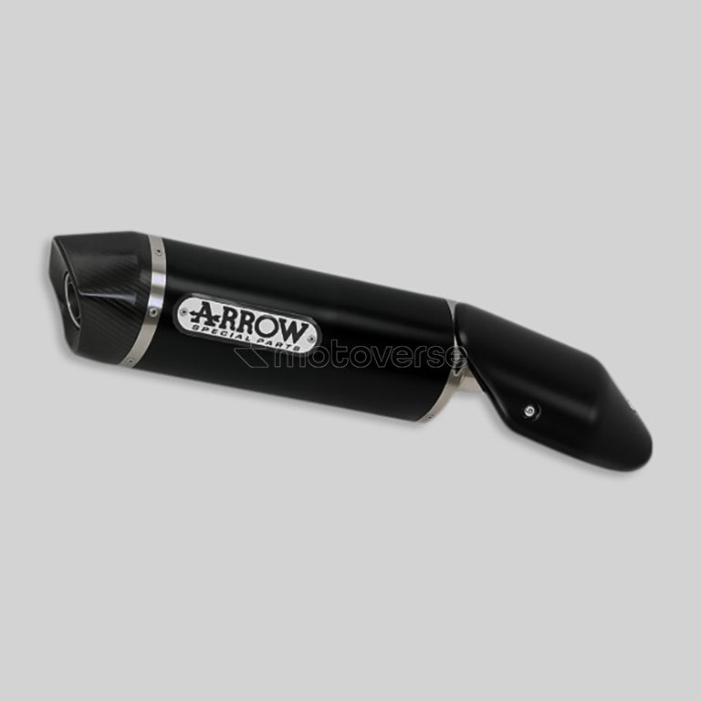 ARROW INDY RACE ALUMINIUM DARK SILENCER WITH CARBON END CAP FOR DUCATI MULTISTRADA 1260/1260S - 71832AKN