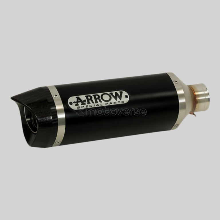 ARROW THUNDER ALUMINIUM DARK SILENCER WITH CARBON END CAP FOR HONDA CB 650 R - 71892AKN