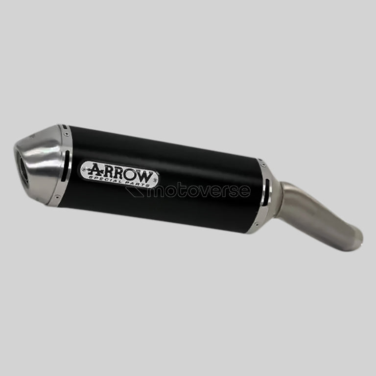 ARROW RACE-TECH ALUMINIUM DARK SILENCER WITH STEEL END CAP FOR HONDA CB 500 F - 71901AON