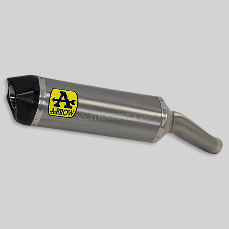 ARROW RACE-TECH TITANIUM SILENCER WITH CARBON END CAP FOR APRILIA RSV4 1100 FACTORY - 71906PK