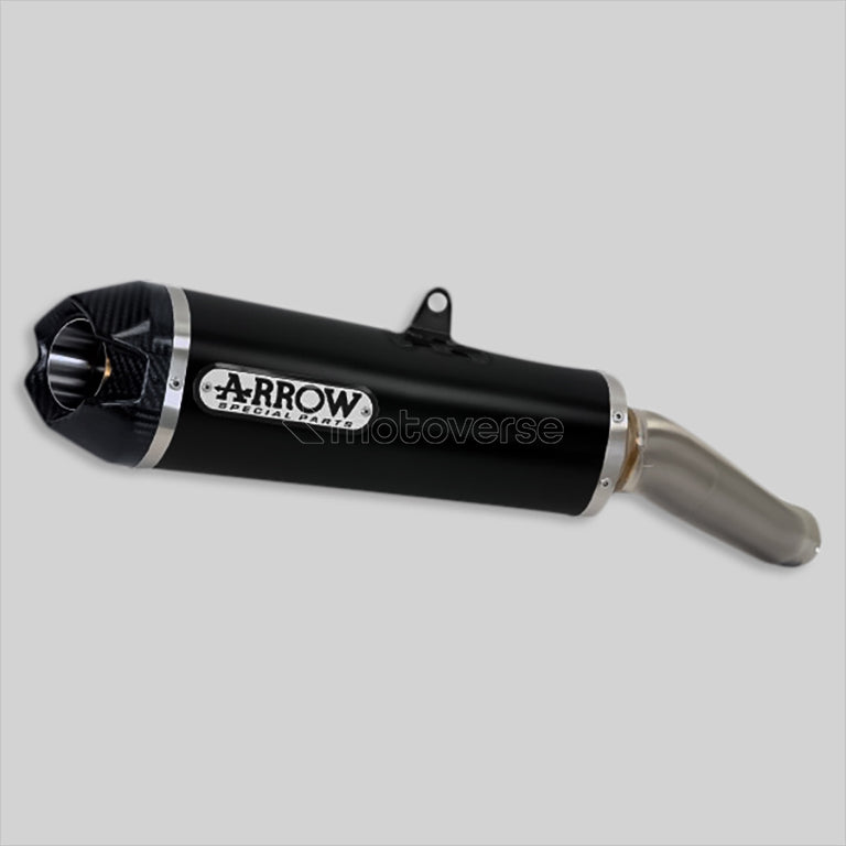 ARROW WORKS NICHROM DARK SILENCER WITH CARBON END CAP FOR BENELLI 520 C - 71909PKN