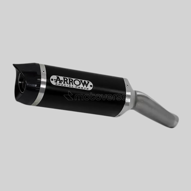 ARROW THUNDER ALUMINIUM DARK SILENCER WITH CARBON END CAP FOR KAWASAKI Z 900 - 71912AKN