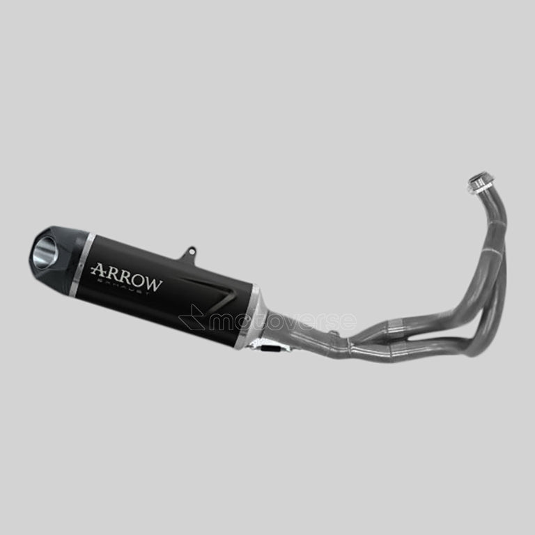 ARROW INDY RACE EVO ALUMINIUM DARK SILENCER WITH CARBON END CAP FOR KAWASAKI NINJA 650 - 71961AKNW