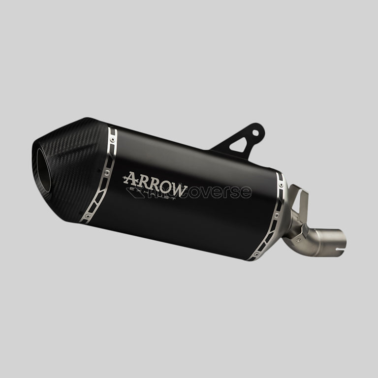 ARROW SONORA RACING TITANIUM DARK SILENCER WITH CARBON END CAP FOR BMW R 1250 GS/ADVENTURE - 72005SKN