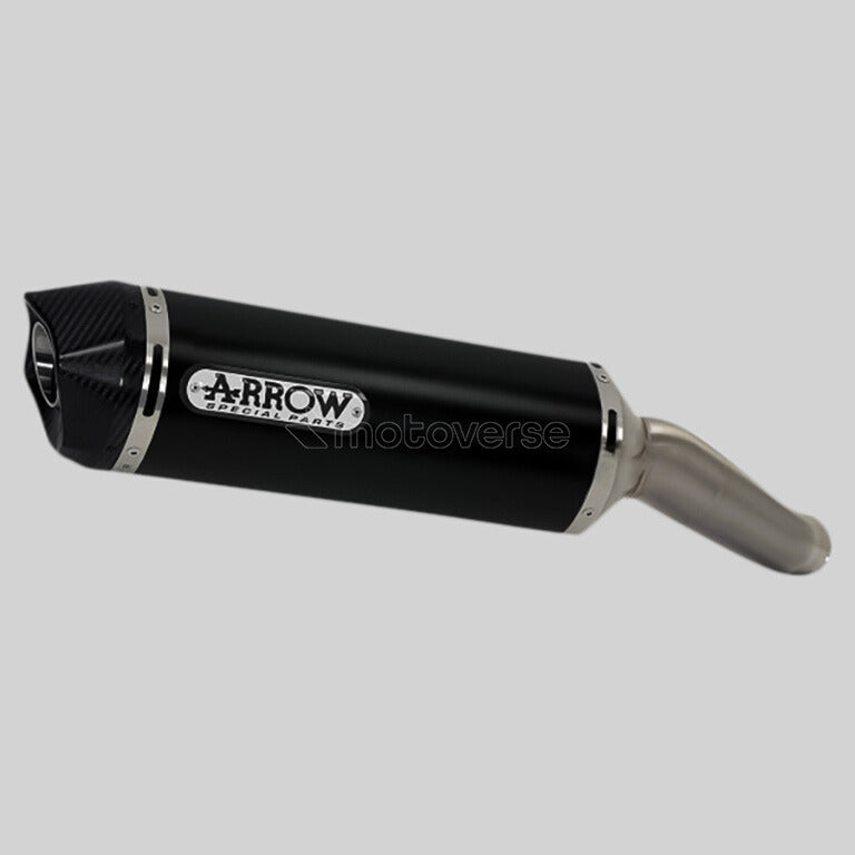 ARROW RACE-TECH ALUMINIUM DARK SILENCER WITH CARBON END CAP FOR BMW G 650 GS - 72615AKN