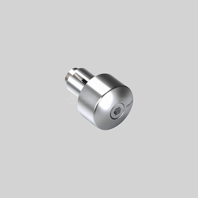 RIZOMA SINGLE BAR-END PLUG SILVER - MA301A