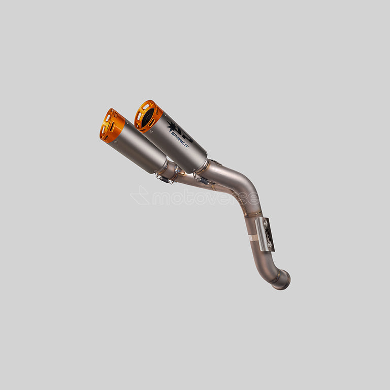 SPARK DYNO TITANIUM ORANGE SEMI-FULL EXHAUST FOR KTM SUPERDUKE 1290/1390/R/EVO - GKT0120