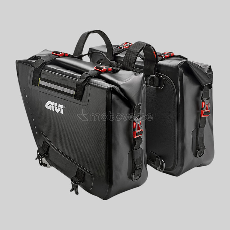 GIVI WATERPROOF BLACK SIDE BAGS 15 LITRE - GRT718