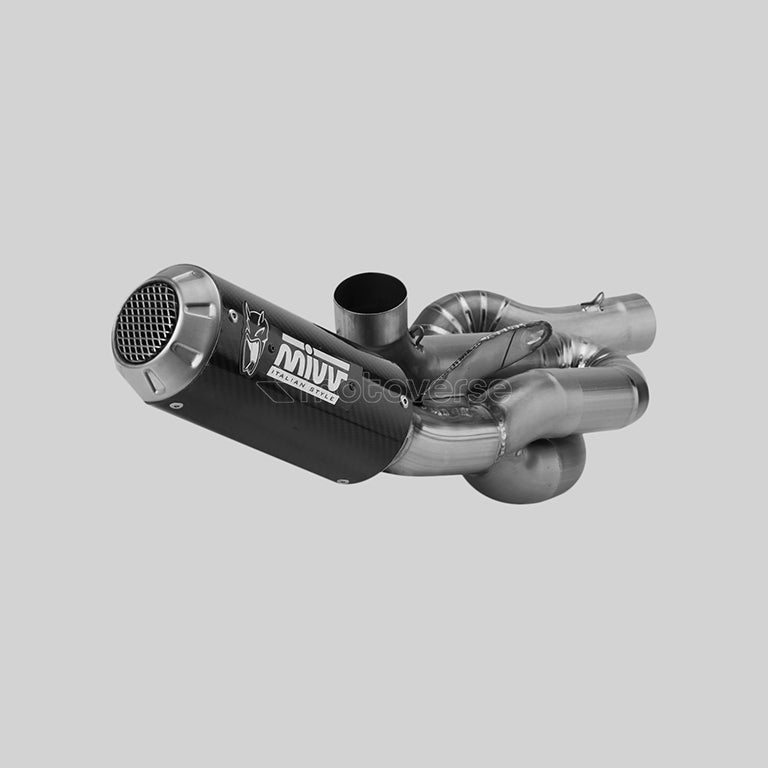 MIVV MK3 TITANIUM/CARBON FULL EXHAUST FOR DUCATI PANIGALE/STREETFIGHTER V4 - R.DU.0006.SM3C