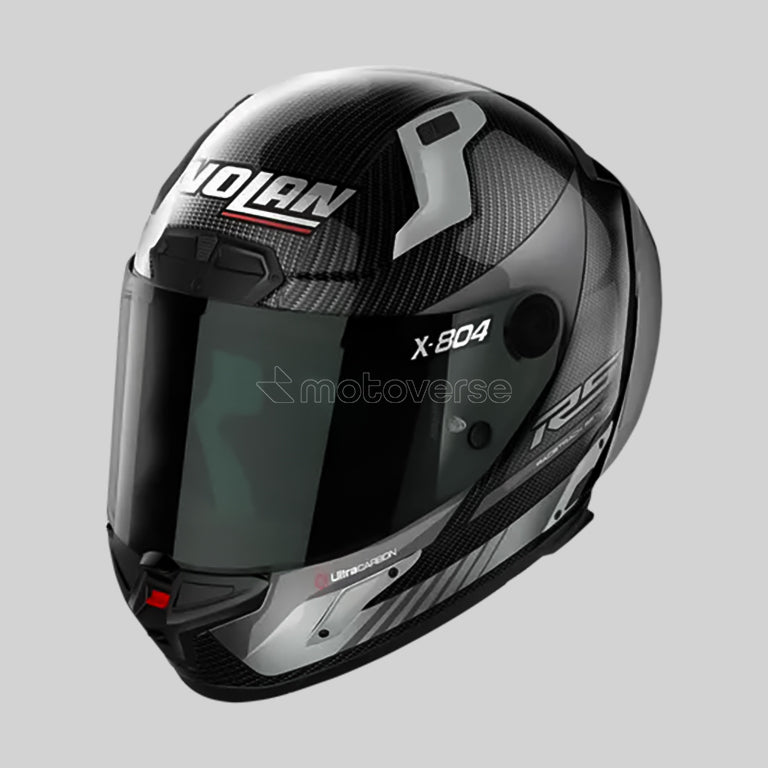 NOLAN X-804 RS ULTRA CARBON GREY HOT LAP 011 FULL-FACE HELMET