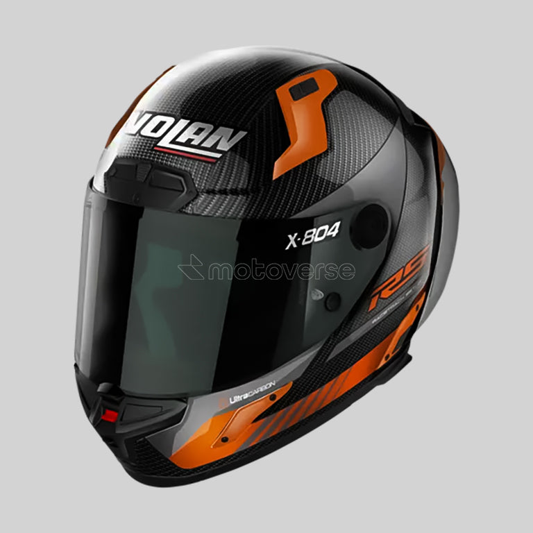 NOLAN X-804 RS ULTRA CARBON ORANGE HOT LAP 014 FULL-FACE HELMET