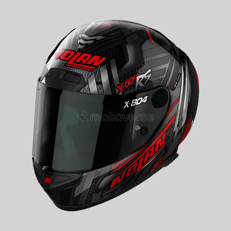 NOLAN X-804 RS ULTRA CARBON RED 018 FULL-FACE HELMET