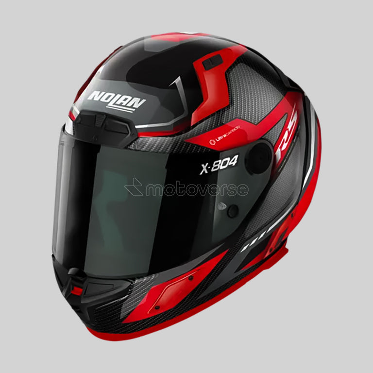 NOLAN X-804 RS ULTRA CARBON RED MAVEN 015 FULL-FACE HELMET