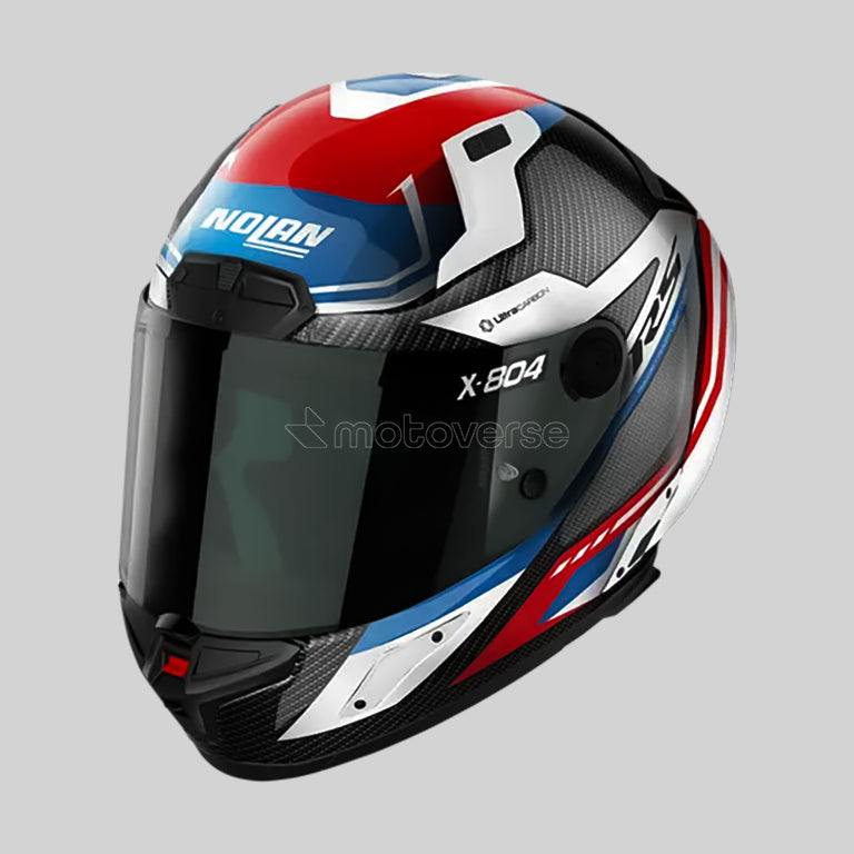 NOLAN X-804 RS ULTRA CARBON WHITE MAVEN 016 FULL-FACE HELMET