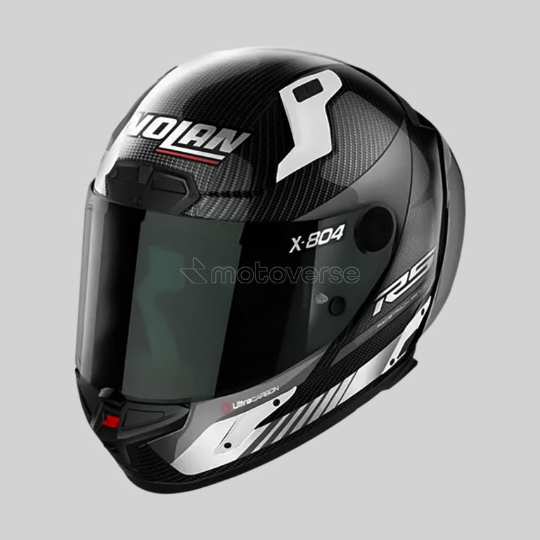 NOLAN X-804 RS ULTRA CARBON WHITE HOT LAP 012 FULL-FACE HELMET