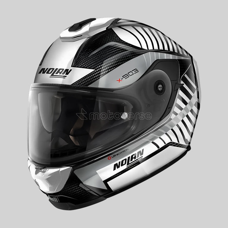 NOLAN X-903 ULTRA CARBON WHITE STARLIGHT 072 FULL-FACE HELMET