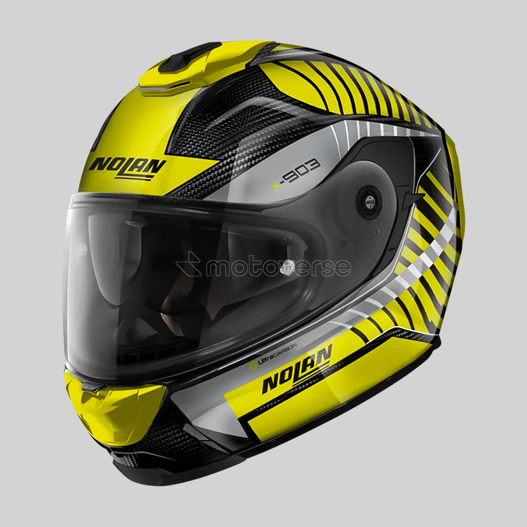 NOLAN X-903 ULTRA CARBON YELLOW STARLIGHT 074 FULL-FACE HELMET