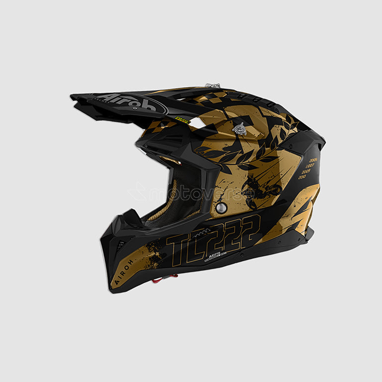 AIROH AVIATOR 3 LEGEND OFF-ROAD HELMET CHROME GLOSS