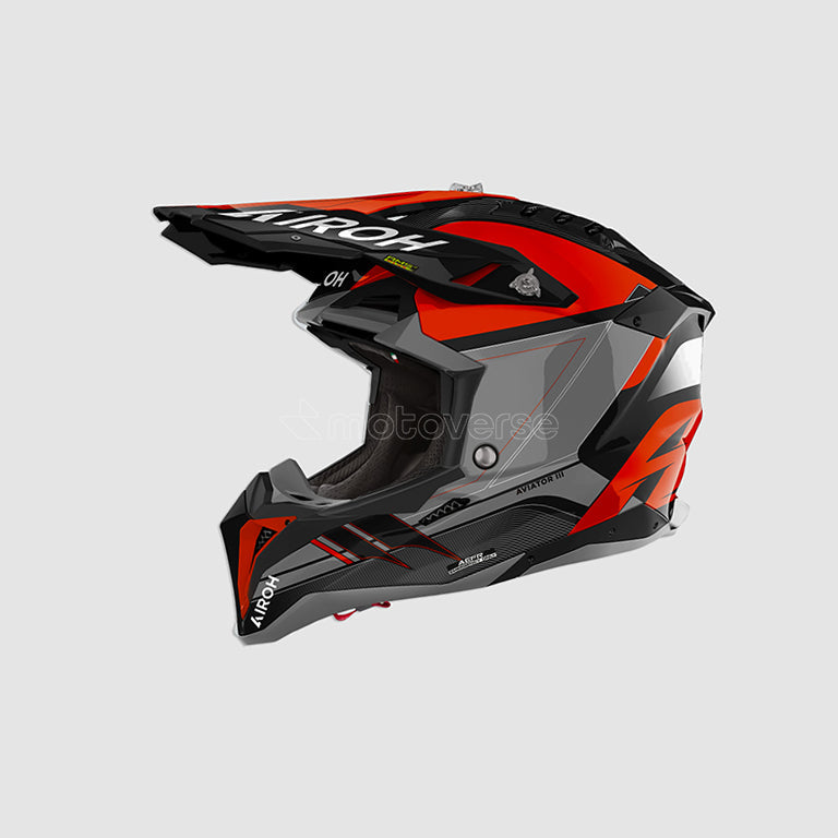 AIROH AVIATOR 3 SABER OFF-ROAD HELMET ORANGE GLOSS