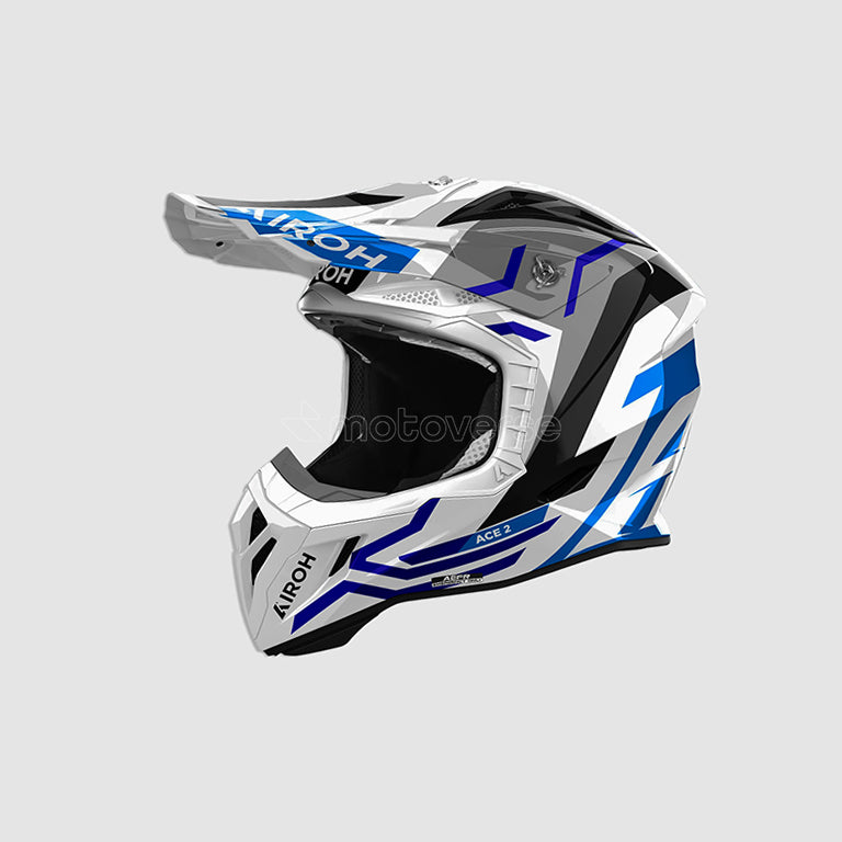 AIROH AVIATOR ACE 2 GROUND OFF-ROAD HELMET BLUE GLOSS