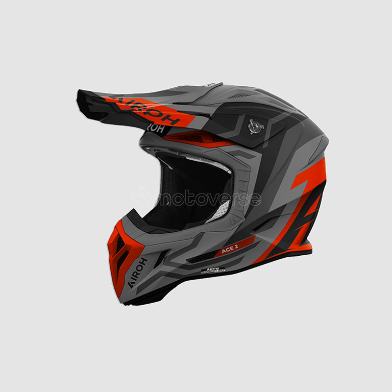 AIROH AVIATOR ACE 2 GROUND OFF-ROAD HELMET ORANGE MATT