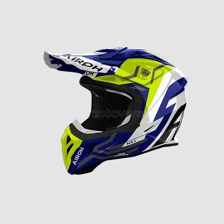 AIROH AVIATOR ACE 2 GROUND OFF-ROAD HELMET YELLOW GLOSS