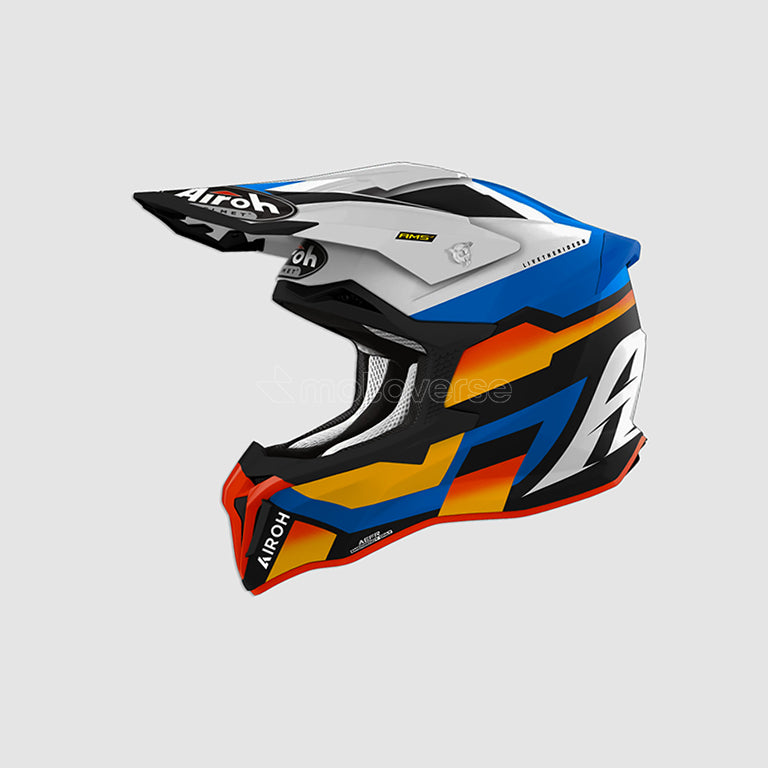 AIROH STRYCKER GLAM OFF-ROAD HELMET BLUE MATT