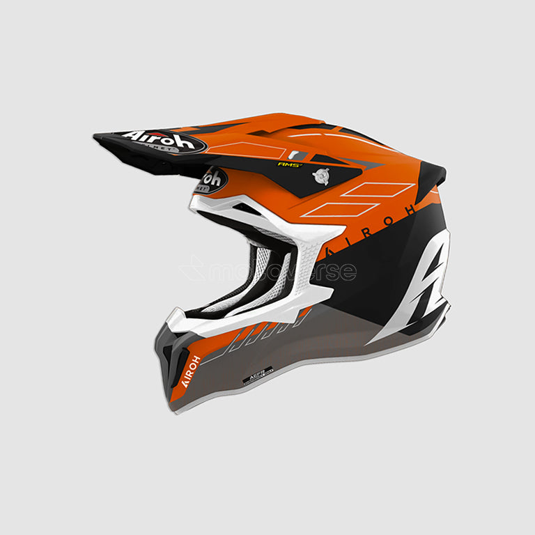 AIROH STRYCKER SKIN OFF-ROAD HELMET ORANGE MATT