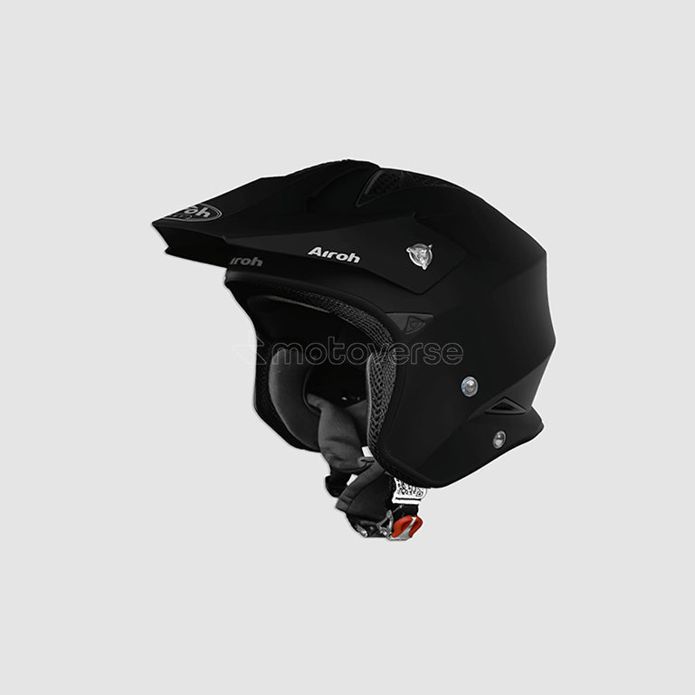 AIROH TRR S COLOUR OPEN-FACE HELMET BLACK MATT