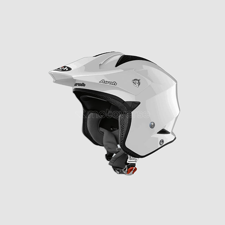 AIROH TRR S COLOUR OPEN-FACE HELMET WHITE GLOSS