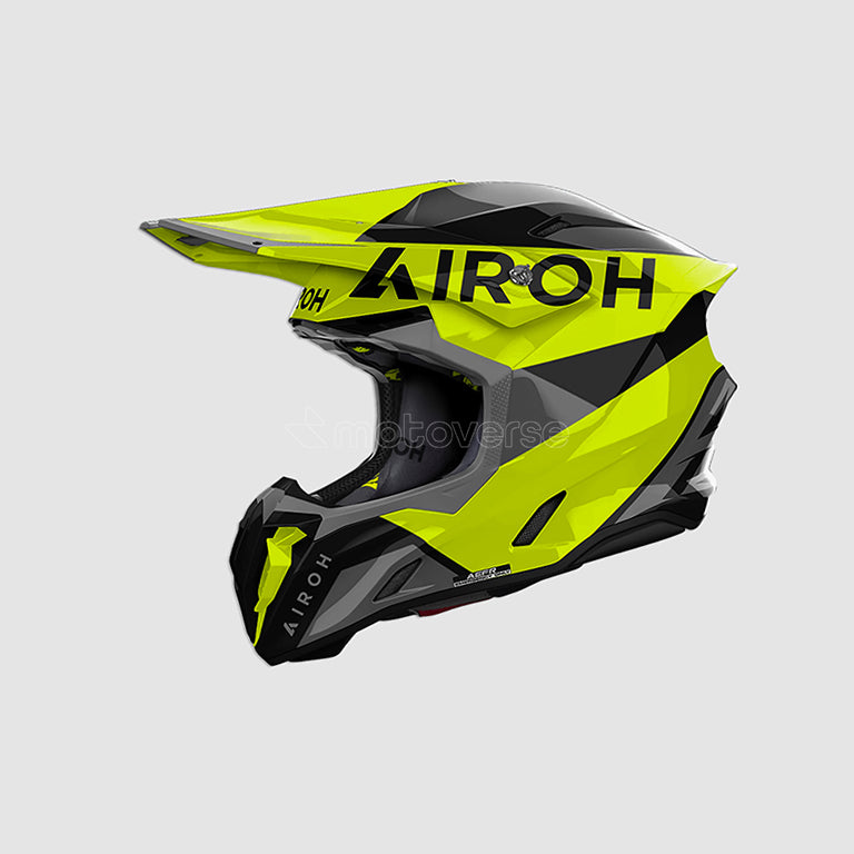 AIROH TWIST 3 KING OFF-ROAD HELMET YELLOW GLOSS