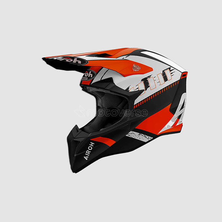 AIROH WRAAAP FEEL OFF-ROAD HELMET ORANGE MATT