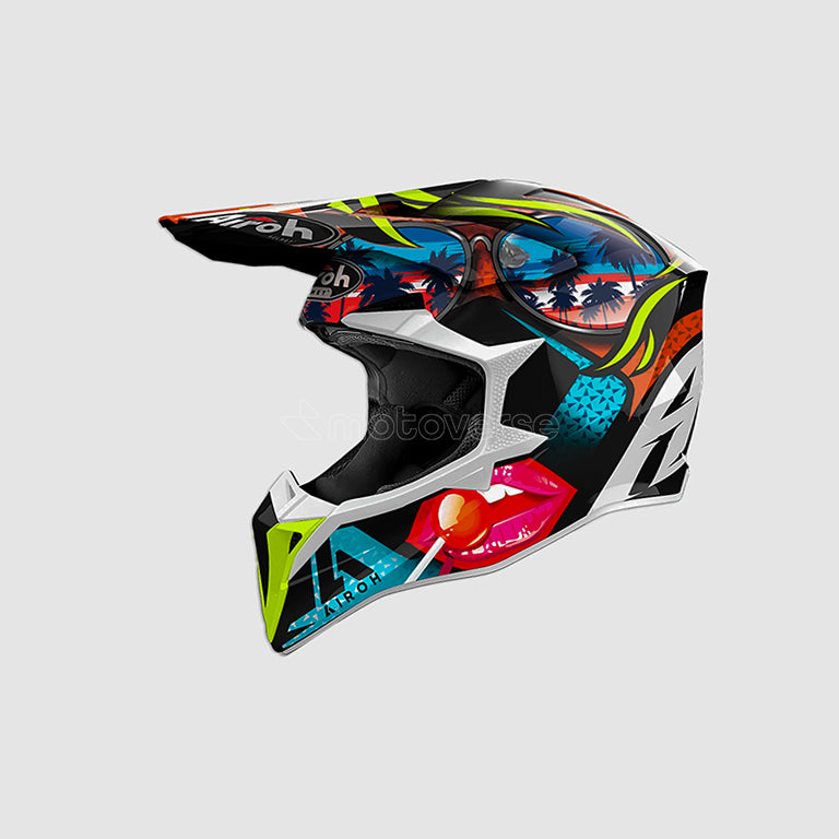 AIROH WRAAAP LOLLIPOP OFF-ROAD HELMET GLOSS