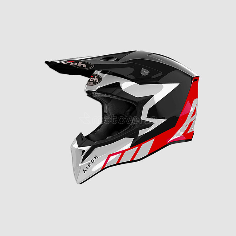 AIROH WRAAAP RELOADED OFF-ROAD HELMET RED GLOSS