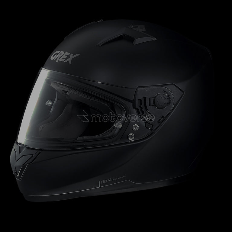 GREX MOTORBIKE HELMET FULL-FACE G6.2 KINETIC 002 MATT BLACK