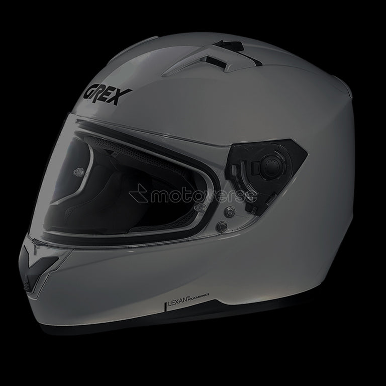 GREX MOTORBIKE HELMET FULL-FACE G6.2 KINETIC 004 METAL WHITE