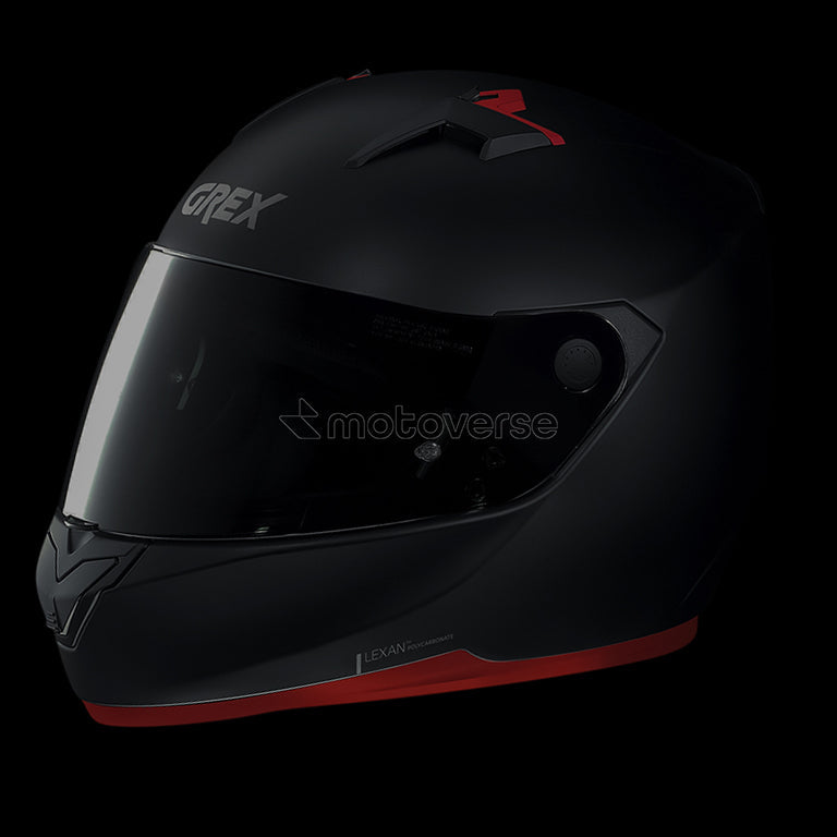 GREX MOTORBIKE HELMET FULL-FACE G6.2 K-SPORT 010 MATT BLACK